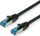 Kabllo rrjeti Value (21.99.1961), RJ-45, 1 m, SFTP, CAT 6a, e zezë