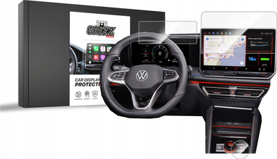 Folie mbrojtëse ekran Volkswagen Tiguan 3 12.9", 3in1, kundër gërvishtjeve, transparente