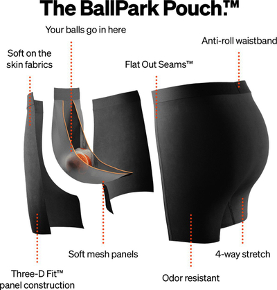Boxer burrash Saxx Vibe SXBM35, viskozë elastike, BallPark Pouch, i kuq me print