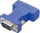 Adaptor video Vivanco 45452, DVI I në VGA, plastik, blu