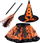 Карневалски костум ZA Toys Witch Broom ZA4806, за деца 3 6 години, вештерка, шарен