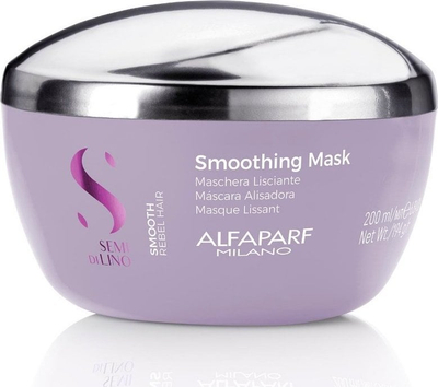 Maskë flokësh Alfaparf Semi Di Lino Smooth, zbutëse, 200ml