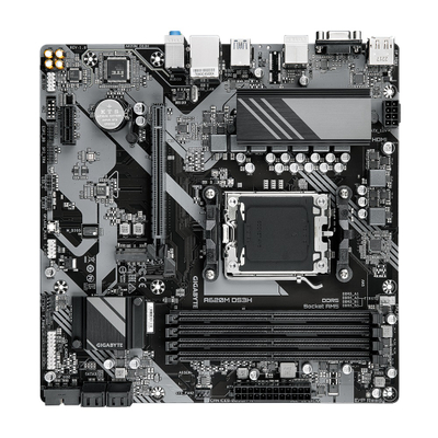 Pлука ам Gigabyte A620M DS3H (rev. 1.0), Micro-ATX, AM5, DDR5, црна