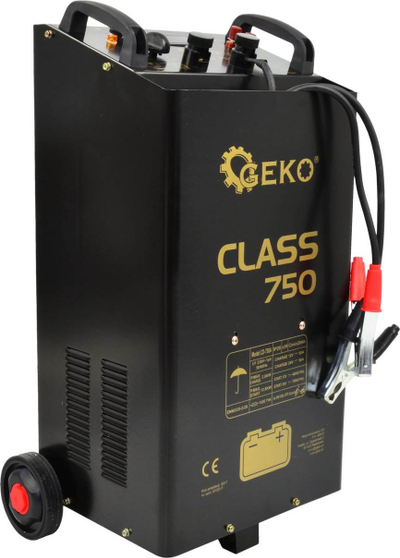 Стартер-полнaч Geko Class 750 LCD, 12V 24V, 20-1550Ah, црн