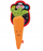 Lodër pelushi për qen Pet Nova Carrot, 30cm, me fishkëllimë, portokalli