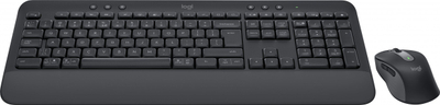 Сет тастатура и глушец Logitech MK650 со кабли, Full HD 1080p, црн