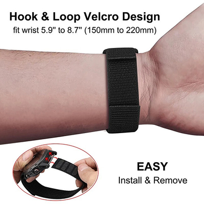 Rrip najloni 4wrist për orë dore Garmin, i zi