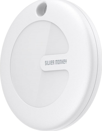 Gjetës çelsash Silver Monkey TAG Locator, Bluetooth 5.2, IPX67, i bardhë