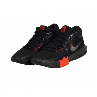 Atlete basketbolli Nike LeBron Witness 8 me Air, të zeza me të kuqe e të bardha