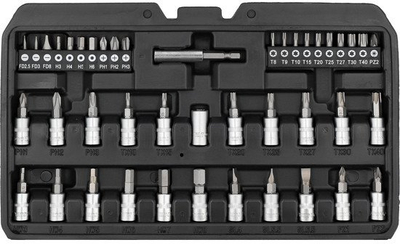 Set veglash YATO YT-14502, 68 copa, çelik CrV, në kuti plastike