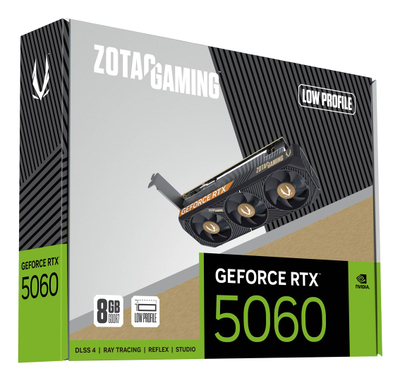 Kartë grafike Zotac GeForce RTX 5060 Low Profile, 8GB GDDR7, PCI Express