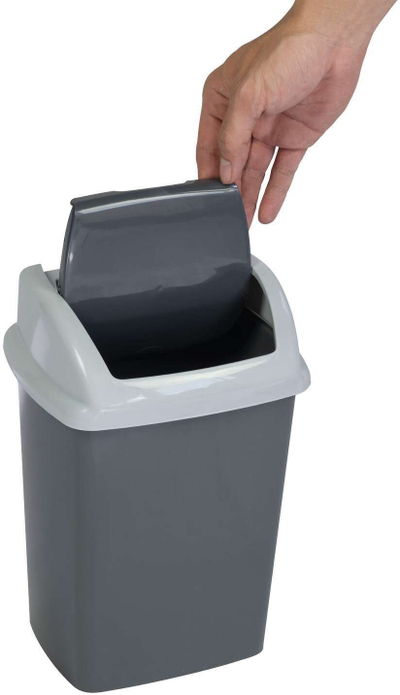 Канта за отпадоци MAUL MAULswing, 5L, пластика, сива