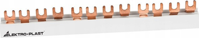 Shinë elektrike ELEKTROPLAST S124F10, 4 faza, 63A, e izolume