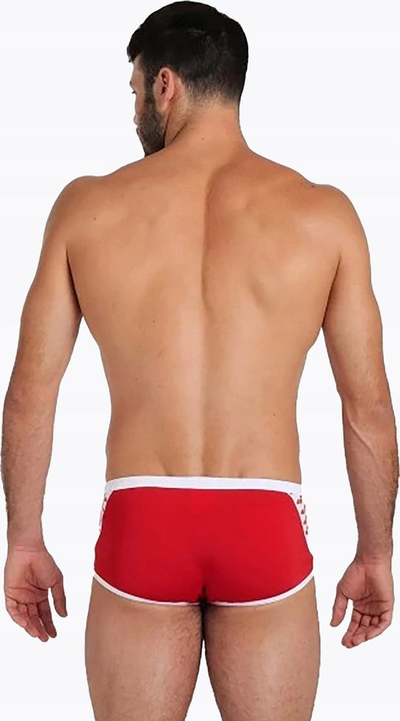 Rroba banje Arena Icons Low Waist Swim Trunks, madhësia S, e kuqe