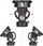 Kokë tripodi K&amp;F Concept VH-60L, dual panoramike, 10kg, e zezë