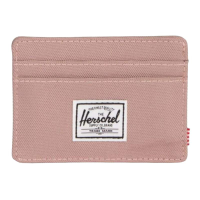 Portofol kartelash Herschel Roy RFID, pëlhurë, rozë e butë