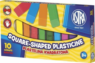 Plastelina Bertus, 10 copë, shumëngjyrëshe