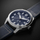 Orë për meshkuj Prim Pilot Dual Time GMT hPM1582, kaltër e errët
