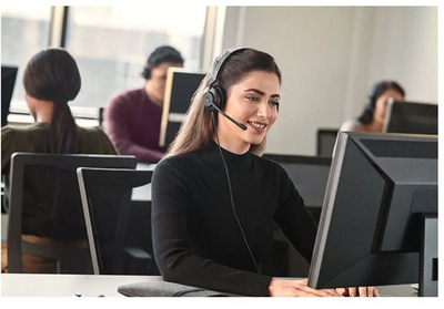 Kufje me kabllo Jabra Evolve2 30 SE, USB Type C, USB Type A, të zeza