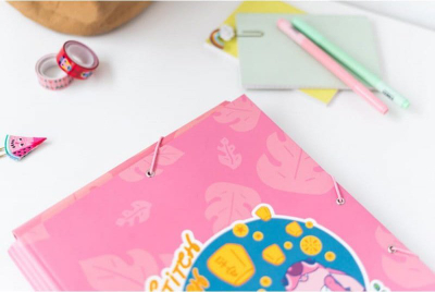 Dosje me kapak Disney Stitch Flap Folder, formati A4, shumëngjyrëshe