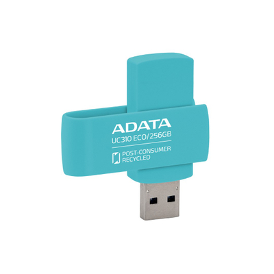 USB мемориско стикче ADATA UC310 ECO, 256GB, USB 3.2, зелено