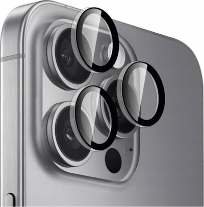Заштитно стакло за камера Puro за iPhone 16 Pro 16 Pro Max, сет 3 парчиња, проѕирно