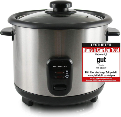 Тенџере за ориз Emerio ECO RCE-110118.5, 1.5L, функција keep warm, нелеплива обвивка