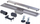 Kanal linear dushi Schlosser Steel, 70 cm, çelik inox, ngjyrë argjendi