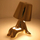 Табелна ламба OEM GOLD MAN Art Deco MLTL, LED со допир, USB, златна
