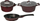 Set tenxheresh Polaris Burgundy 06S, 6 pjesë, alumini, burgundy