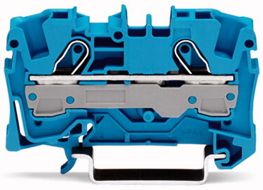 Borniere kaluese Wago 2006-1204, 2 përçuese, 32.9x57.5mm, blu