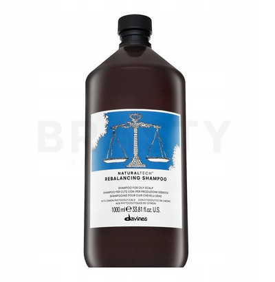 Shampo Davines Natural Tech Rebalancing, 1000 ml, për flokë me yndyrë