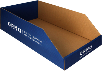 Картонски дисплеј ORNO for Professionals, 450x240x130mm, бел