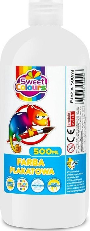 Bojë posteri School Poster Paint, 500 ml, e bardhë