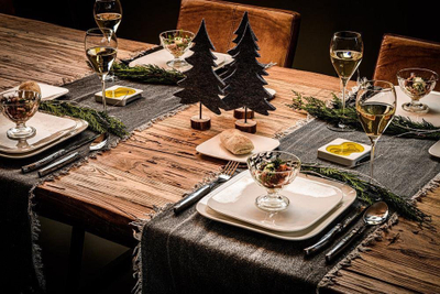 Set lugësh dhe thikash Laguiole Style De Vie Premium Line, 24 pjesë, çelik inox, ngjyrë argjendi