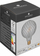 Llambë LED Atmosphera Ribbed, D12.5cm, xham transparent