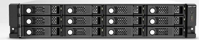 Kasë zgjeruese JBOD QNAP TL-R1200PES-RP, 12 slota, 2U rackmount, e zezë