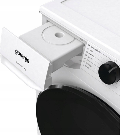 Tharëse rrobash Gorenje DHNA93/PL, 9 kg, me pompë nxehtësie, e bardhë