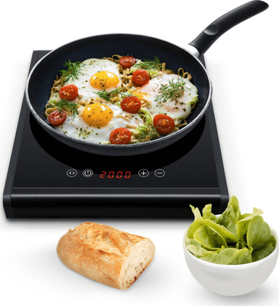 Plitë elektrike Steba HK 25, 2000W, pllaka Ceran 18.5cm, e zezë