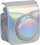 Etui për kamera LoveInstant, për Fujifilm Instax Mini 12, me rrip, ngjyrë argjendi
