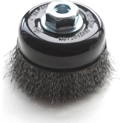 Furçë kupë Stanley abrasives, 65 mm, me filetë M14, e zezë