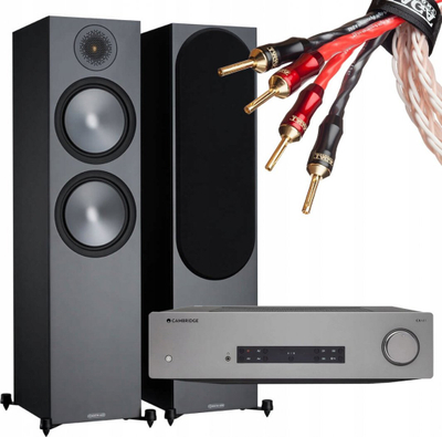 Kulla altoparlantësh Monitor Audio Bronze 500 6G, set çift, kolonë dyshemeje, të zinj