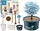 Set eksperimental Leantoys Magic Crystal Tree, rritje kristalesh, për fëmijë, blu