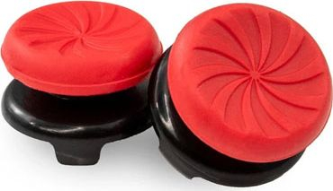 Thumbstick перформанс KontrolFreek FPS Freek Inferno, за Иксбокс Уан и Иксбокс Сериес С, монтирање 4 точки, црвен