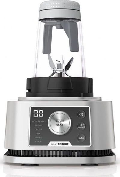 Blender Ninja CB350EU 3 në 1 Food Power, me motor të fortë, ngjyrë argjendi
