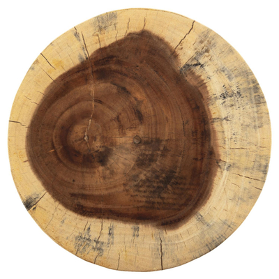 Stol Onyx druri suar natyral kyç lëvore Φ30×40 cm (HM9755)
