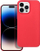 Kapak silikoni Forcell për iPhone 14 Pro Max, i butë, i kuq