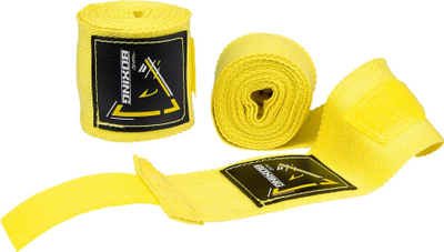 Bandazh boksi Avento Boxing, 250 cm, pambuk, i verdhë