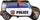 Balon folje Godan Police Car, 61cm, shumëngjyrësh