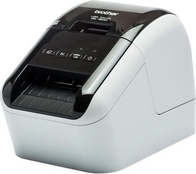 Printer etiketash Brother QL-800, me kabllo USB, i bardhë